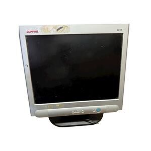 Compaq 5017 Flat Panel Computer Monitor 15” Tested Works